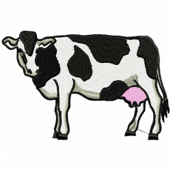 Cows Embroidery Design 5